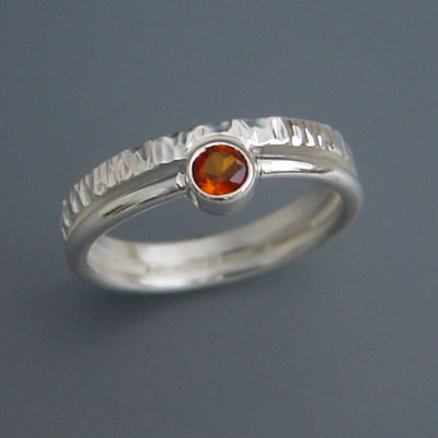 R.008: Zilveren ring met citrien